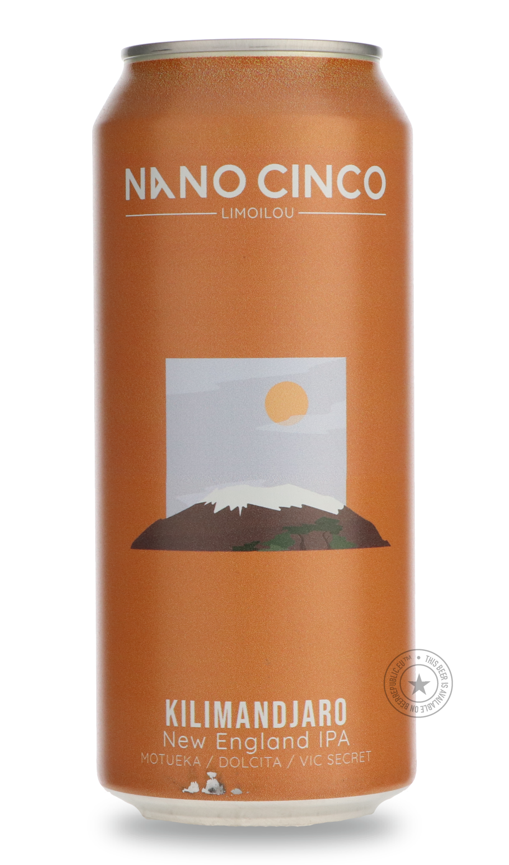 Kilimandjaro by Nano Cinco, beer label
