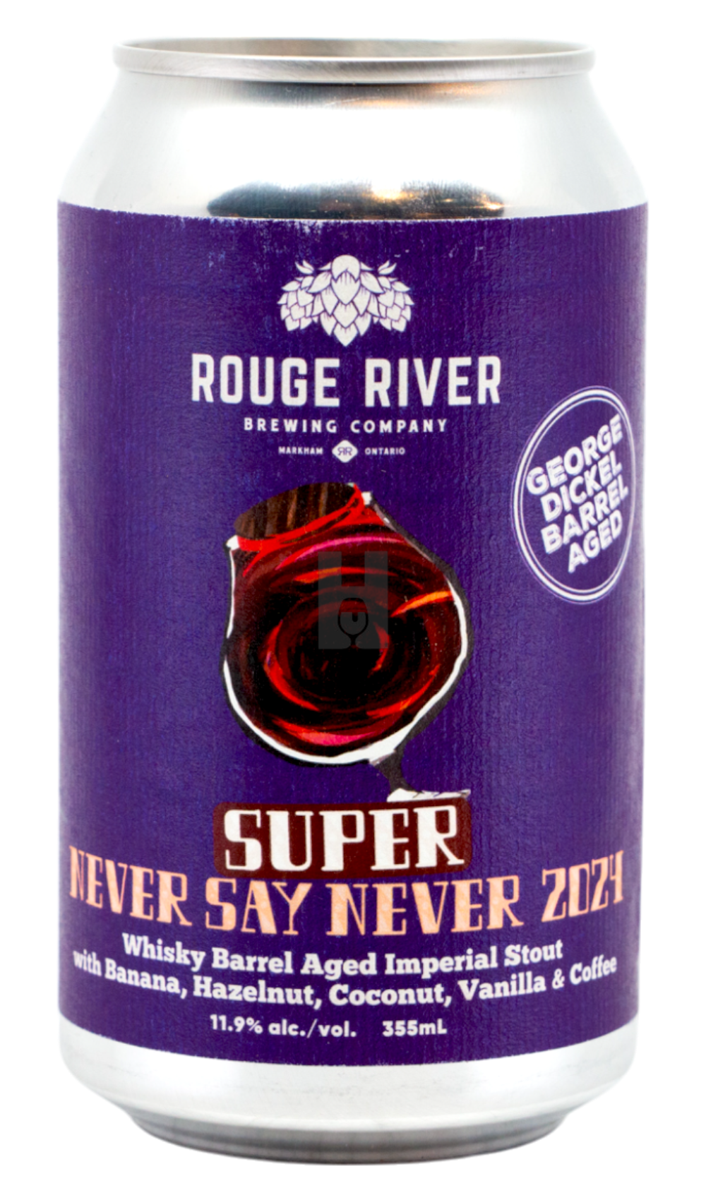 Rouge River Super Never Say Never 2024 by Rouge River Brewing Company, beer label