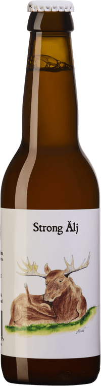 Strong Älj by Bryggkonst Örebro, beer label