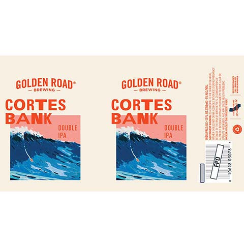 Golden Road Cortes Bank DIPA by Golden Road Brewing, beer label