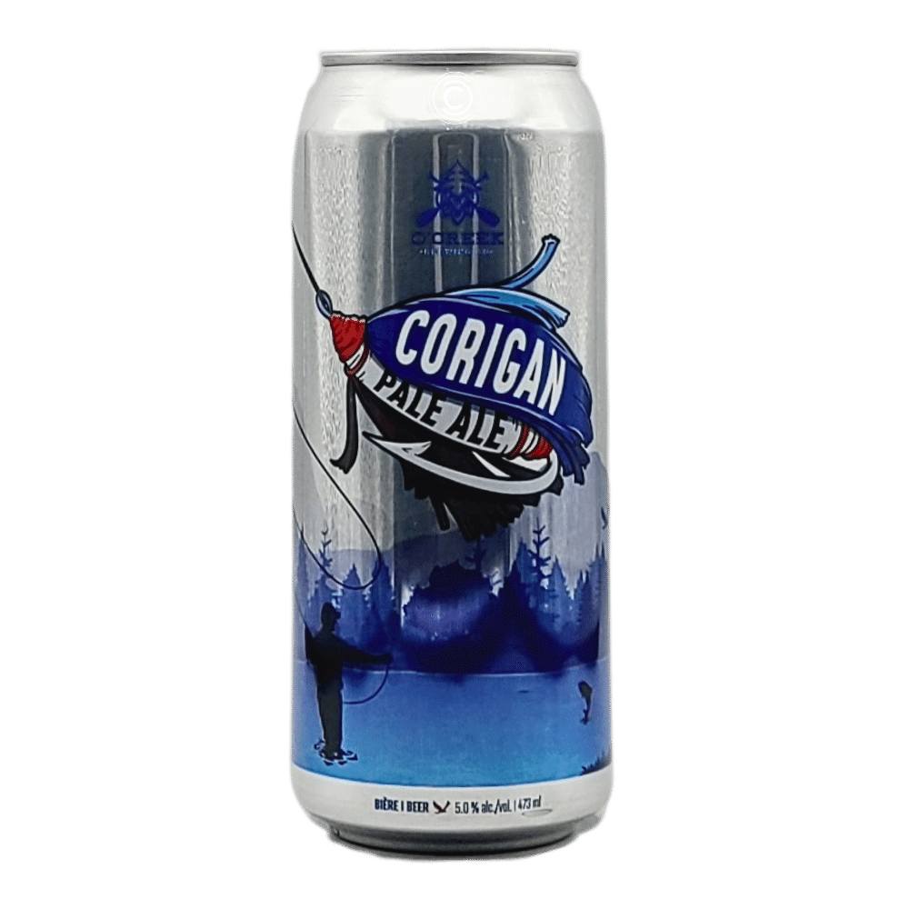 Corigan Pale Ale by O'Creek Brewing, beer label