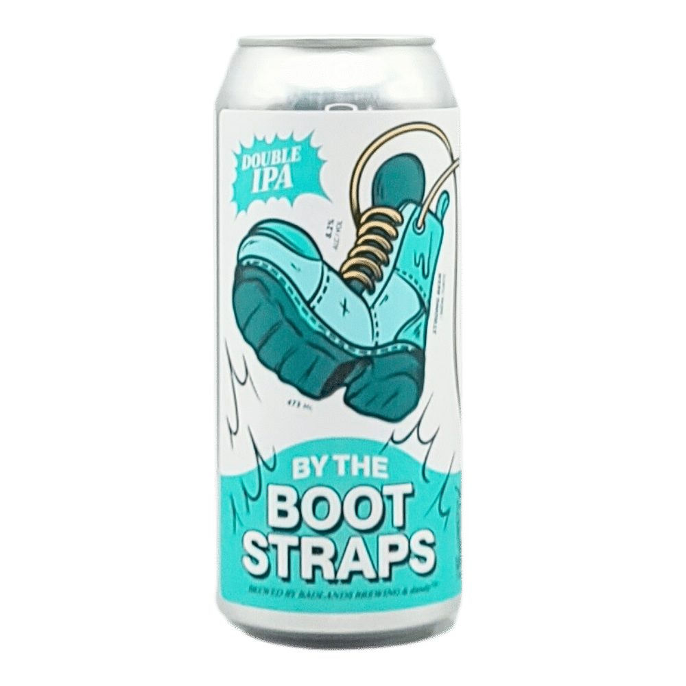 x Badlands Brewing Company By The Boot Straps Double IPA by The Dandy Brewing Company, beer label