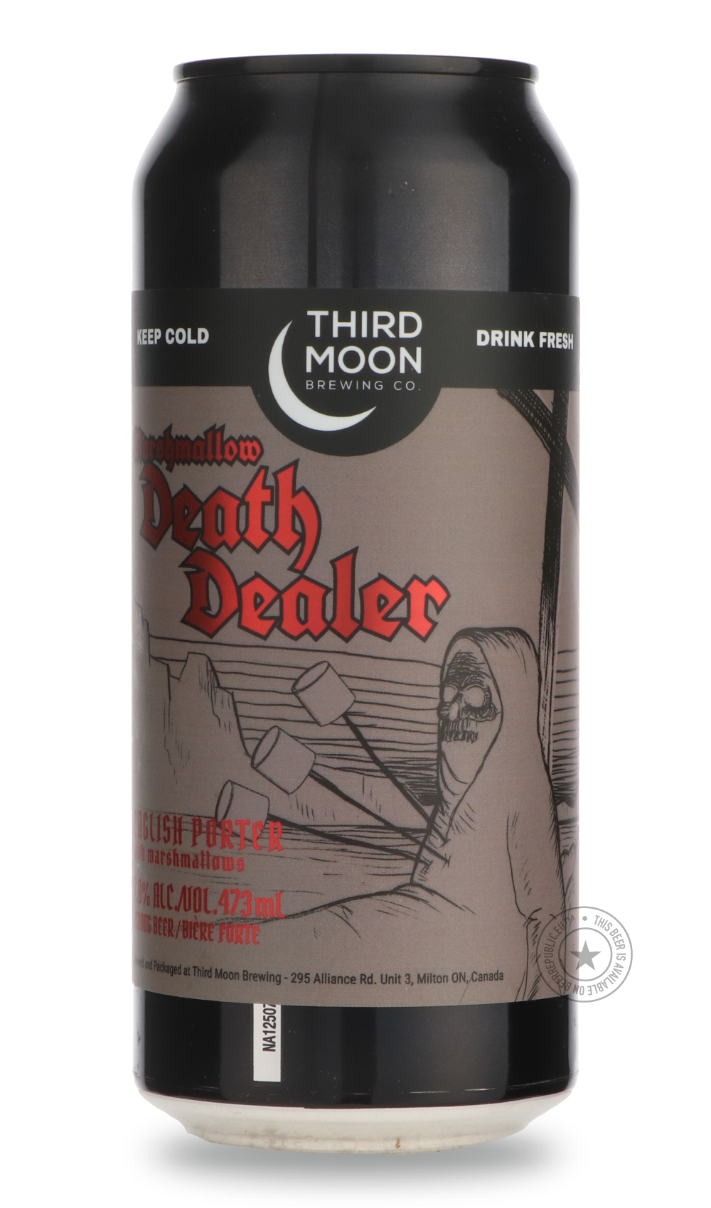Marshmallow Death Dealer by Third Moon, beer label