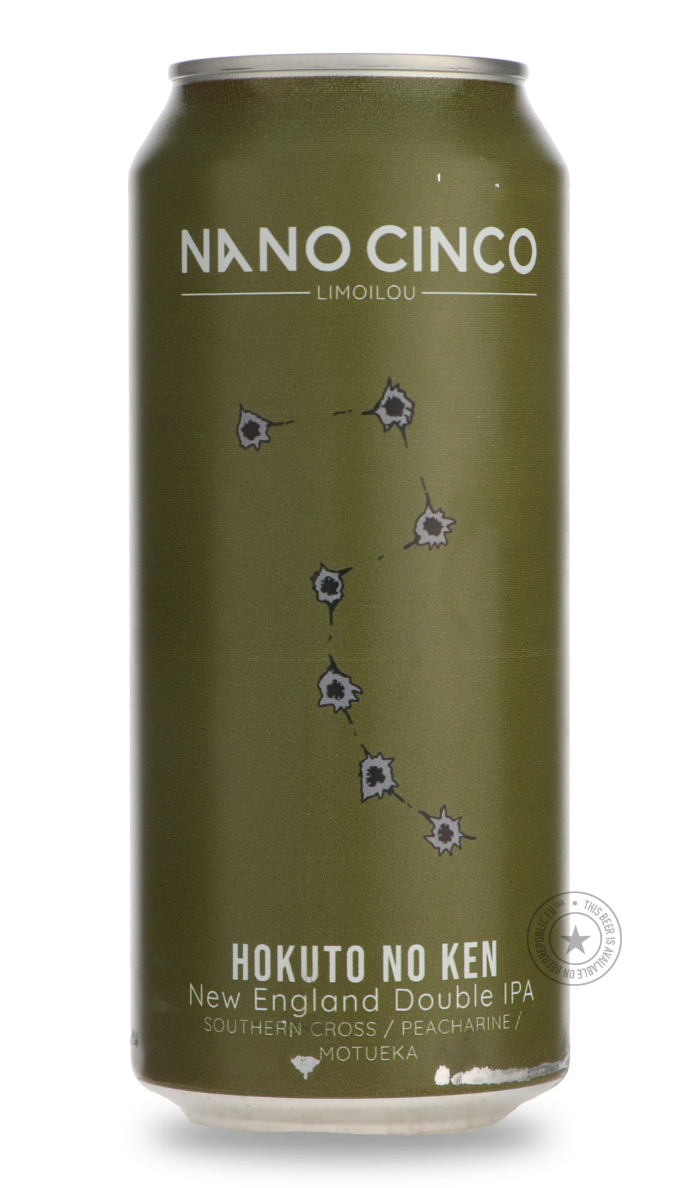 Hokuto No Ken by Nano Cinco, beer label