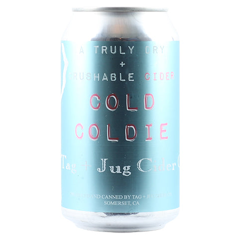 Tag Jug Cold Coldie Cider by Tag + Jug Cider Co., beer label