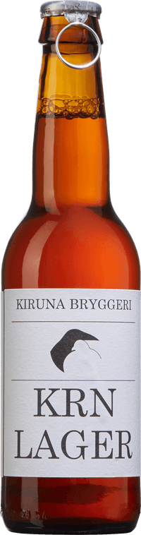 Kiruna Bryggeri KRN LAGER Kiruna Bryggeri by Kiruna Bryggeri, beer label