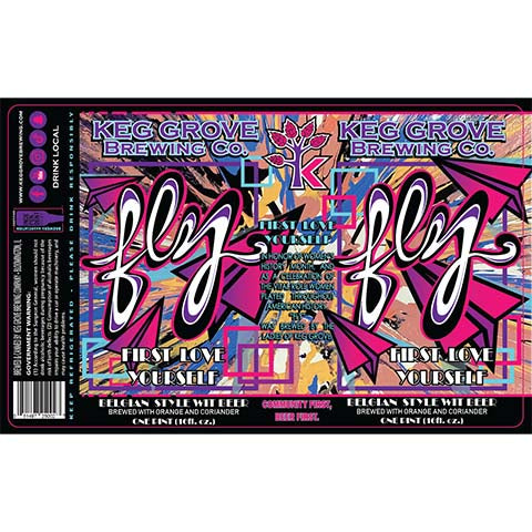 Keg Grove Fly Belgian Wit Beer by Keg Grove Brewing Company, beer label