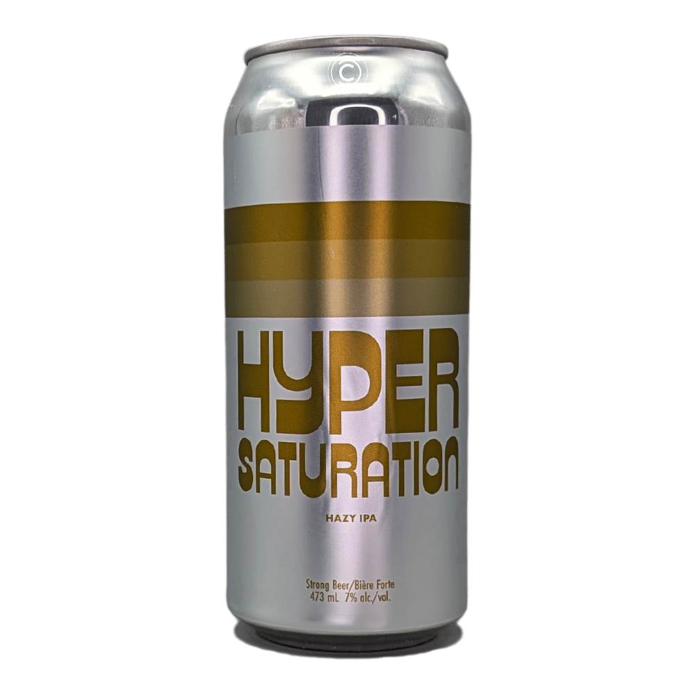 Hyper Saturation Hazy IPA by Cabin Brewing Company, beer label