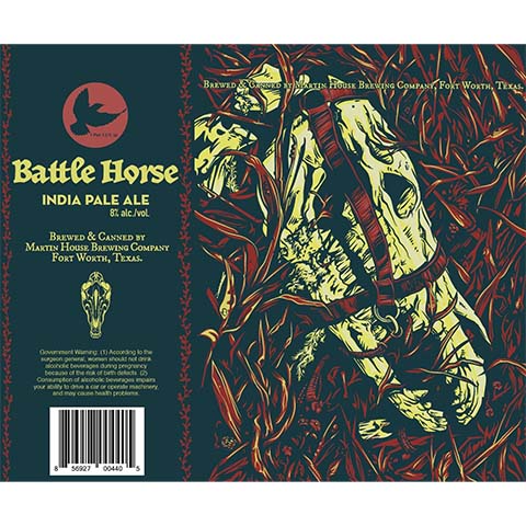 Martin House Battle Horse IPA by Martin House Brewing Company, beer label