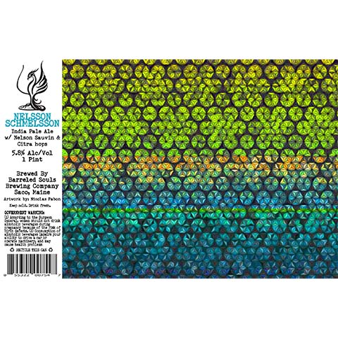 Barreled Souls Nelsson Schmelsson IPA by Barreled Souls Brewing Company LLC, beer label