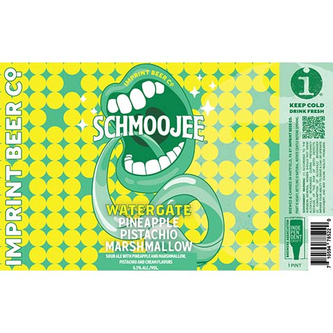 Imprint Schmoojee Watergate Sour by Imprint Beer Company, beer label