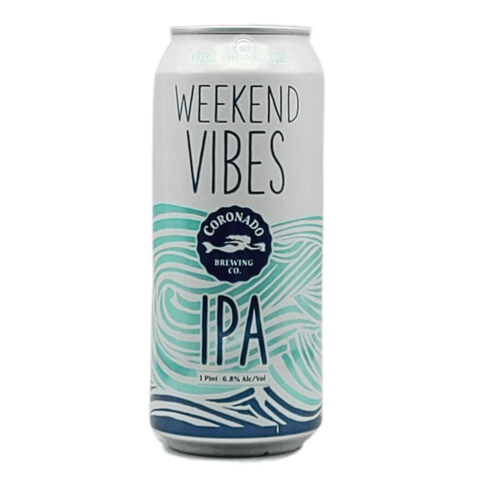 Co. Weekend Vibes West Coast IPA by Coronado Brewing Co, beer label