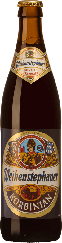 Weihenstephaner Korbinian Doppelbock by Weihenstephan, beer label