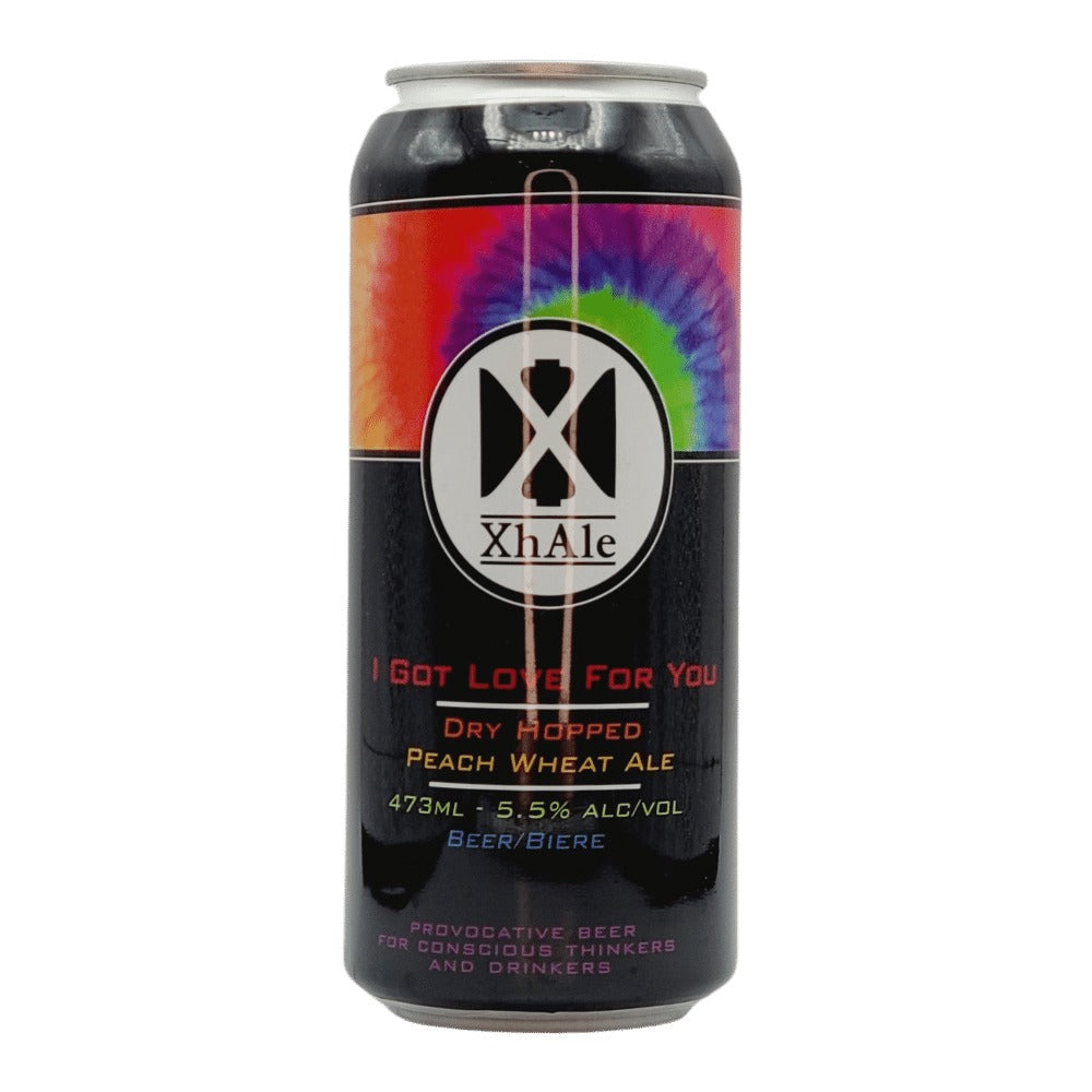 Brew Co. I Got Love For You Peach Wheat Ale by XhAle Brewing, beer label