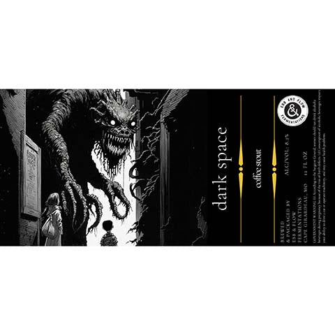 Ebb & Flow Dark Space Coffee Stout by Ebb & Flow, beer label