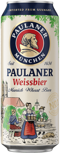 Paulaner Hefe-Weissbier by Paulaner, beer label