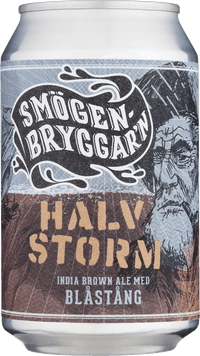 Smögenbryggar'n Halv Storm India by Smögen Ale, beer label