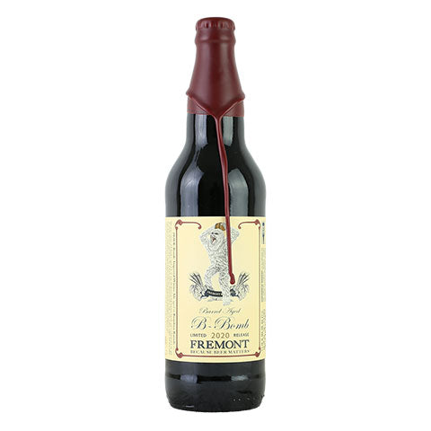 Fremont Bourbon Barrel Aged B Bomb Imperial Winter Ale 2020 by Fremont Brewing Co, beer label