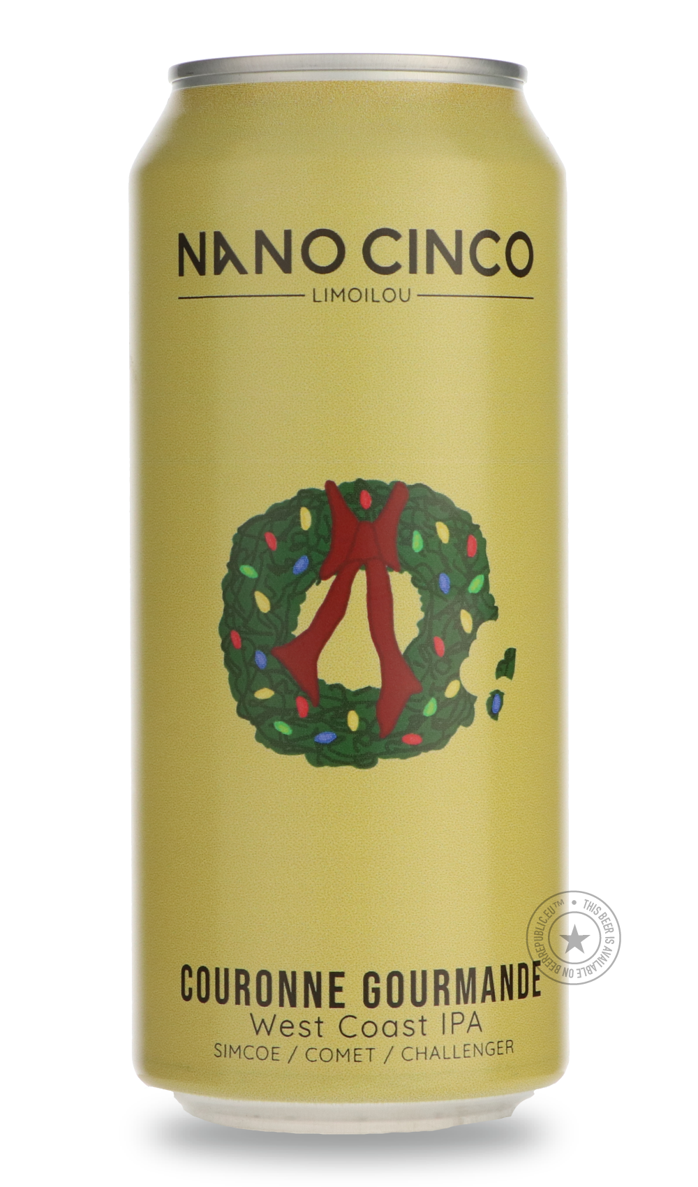 Couronne Gourmande by Nano Cinco, beer label