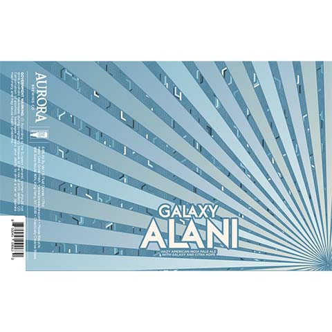 Aurora Galaxy Alani Hazy IPA by Aurora Brewing Co., beer label