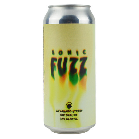 Alvarado Street Sonic Fuzz Hazy Double IPA by Alvarado Street Brewery, beer label
