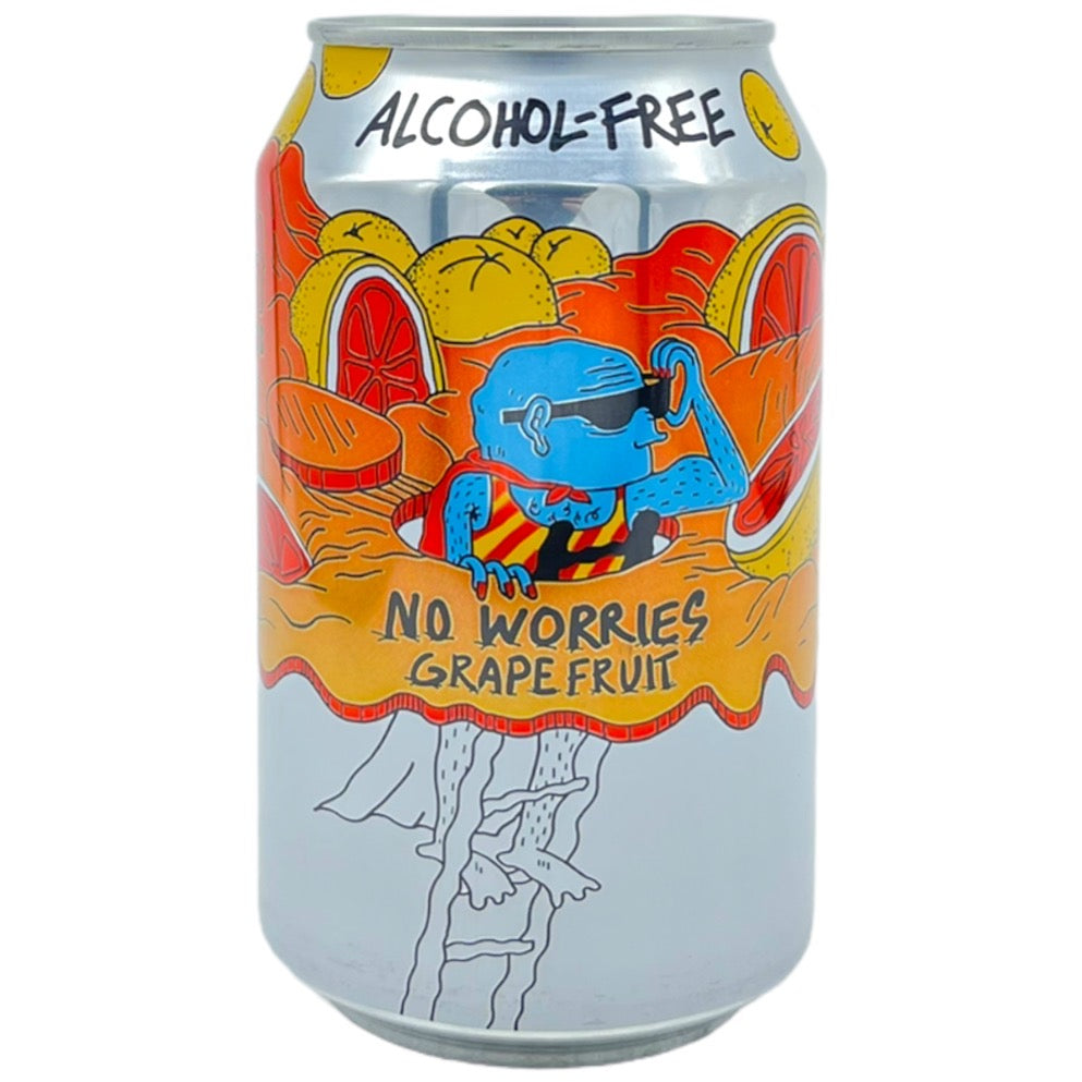 Lervig No Worries Grapefruit (Pale Ale) by LERVIG, beer label