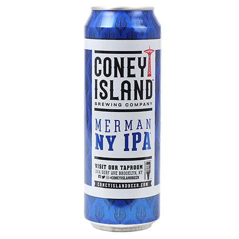 Coney Island Merman NY IPA by Coney Island Beer, beer label