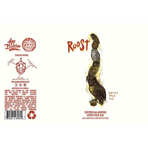 Hop Butcher Extra Pale Ale by Hop Butcher For the World, beer label