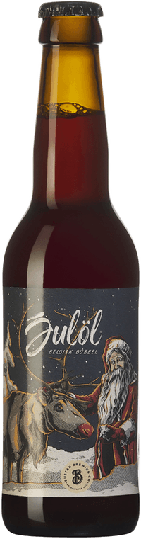 Julöl by Bustad Brewing, beer label