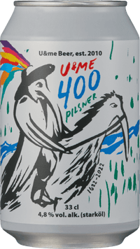 Ume 400 by U and Me Beer, beer label