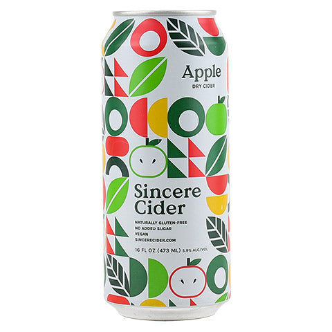 Sincere Dry Apple Cider by Sincere Cider, beer label