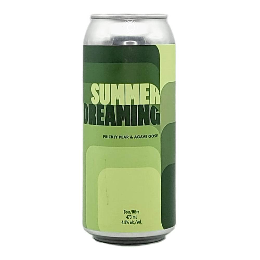 Summer Dreaming Fruited Gose by Cabin Brewing Company, beer label