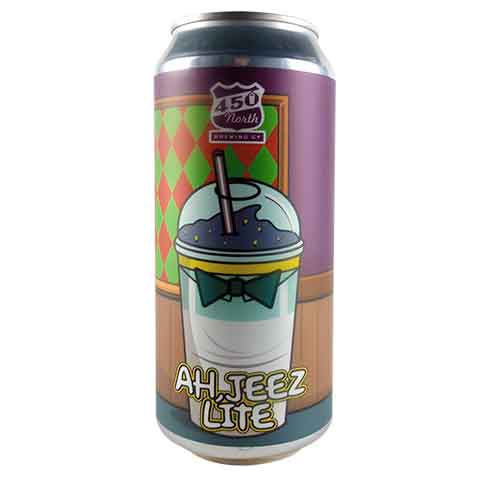 450 North Ah, Jeez Slushy Lite Sour by 450 North Brewing Company, beer label