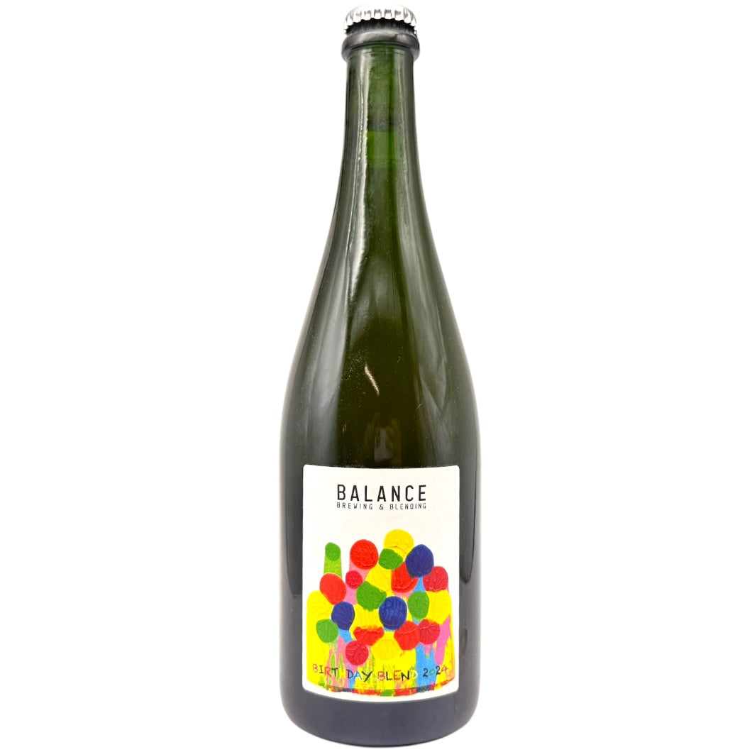 Balance Birthday Blend 2024 750ml by Balance Brewing & Blending, beer label