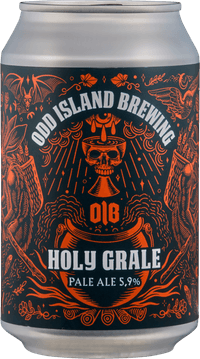 Holy Grale by Odd Island Brewing, beer label