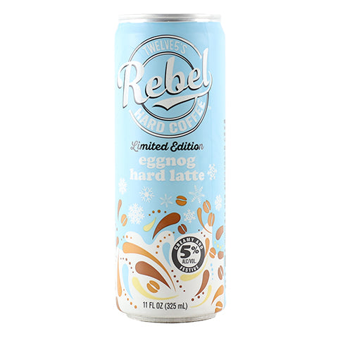 Twelve5's Rebel Hard Coffee - Eggnog Hard Latte by Twelve5 Brewing Co. LLC, beer label