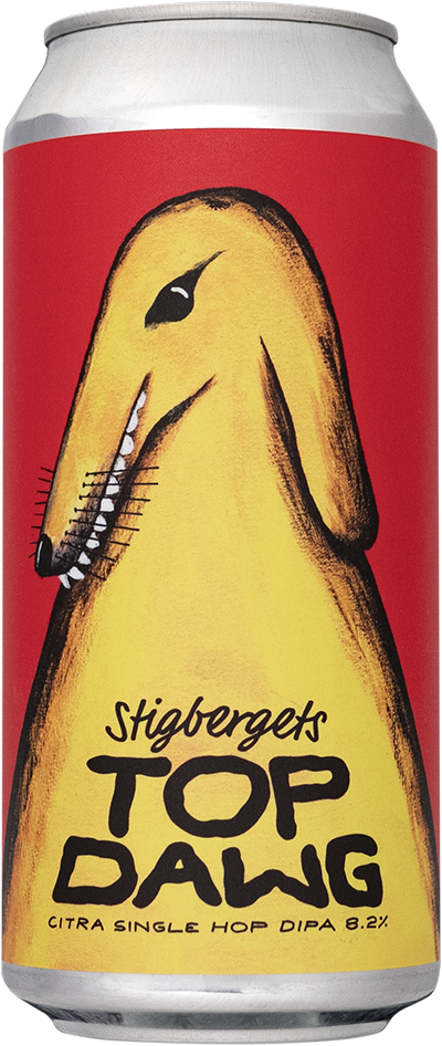 Top Dawg by Stigbergets Bryggeri, beer label