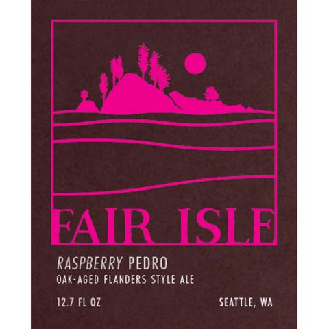 Fair Isle Raspberry Pedro Flanders Ale by Fair Isle Brewing, beer label