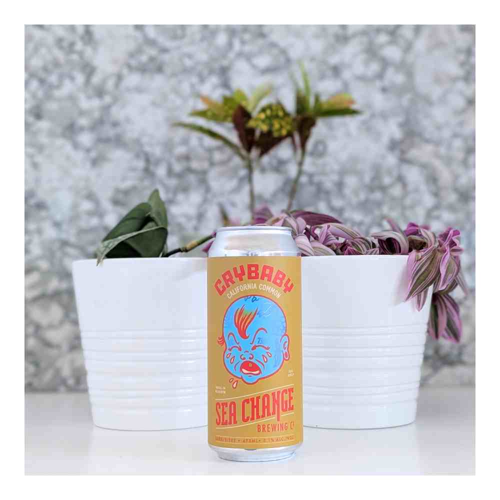 CryBaby California Common by Sea Change Brewing Co., beer label