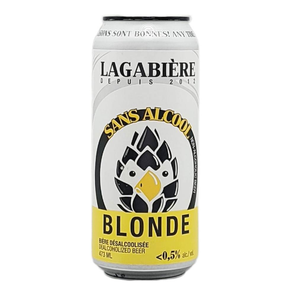 Non-Alcoholic Blonde Ale by Lagabière Microbrewery, beer label