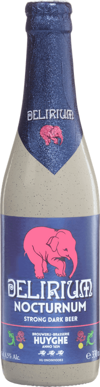 Delirium Nocturnum by Brouwerij Huyghe, beer label