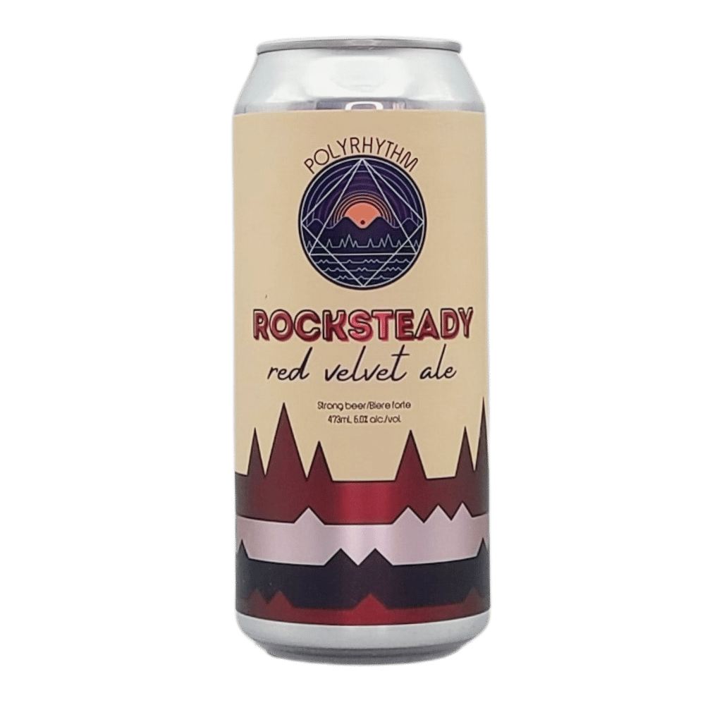 Rocksteady Red Velvet Ale by Polyrhythm Brewing, beer label