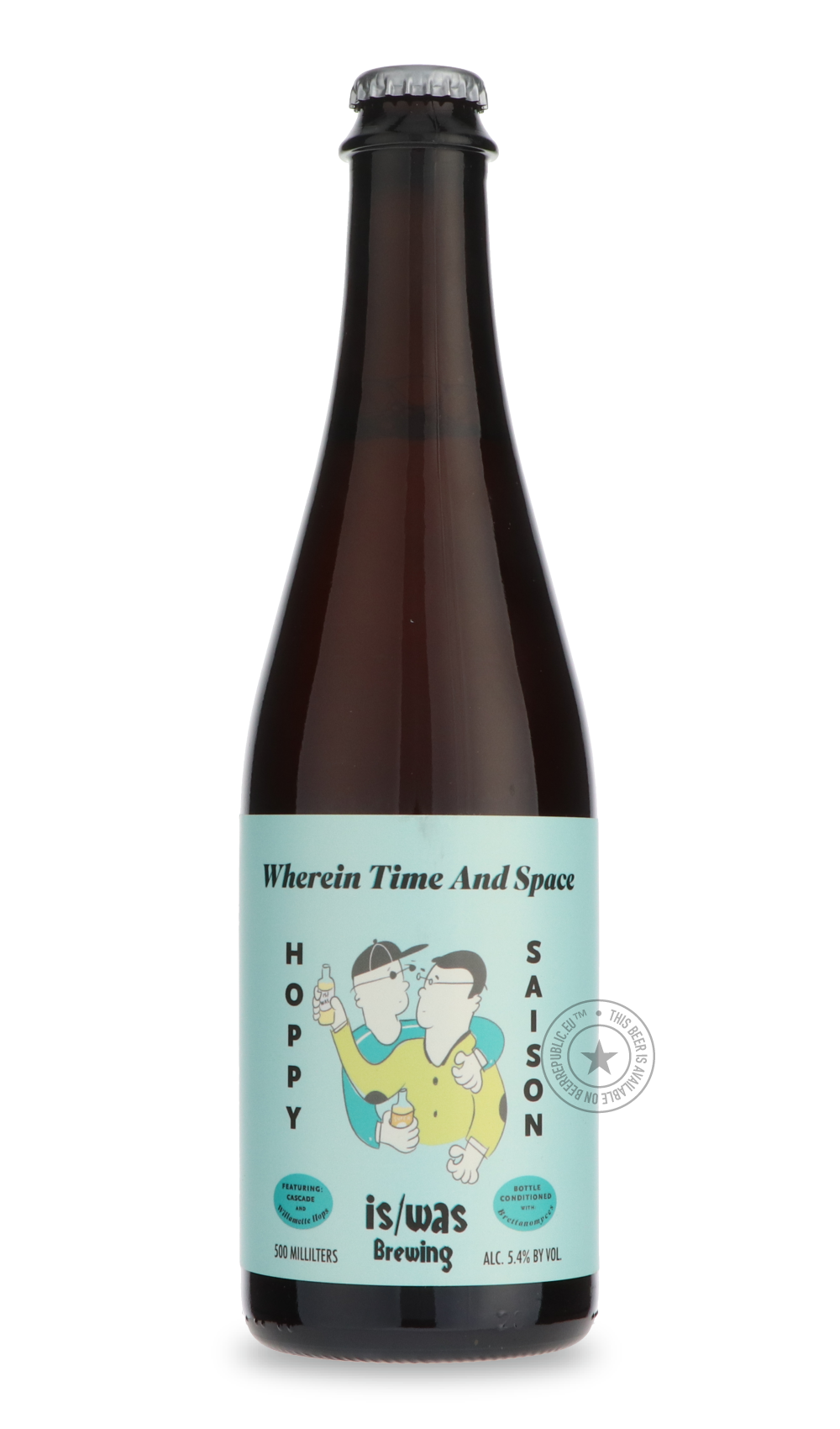 Wherein Time And Space Bottle Conditioned W/ Brettanomyces / Supermoon by is/was, beer label