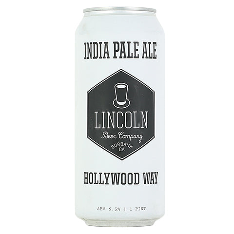 Lincoln Hollywood Way IPA by Lincoln Beer Company, beer label