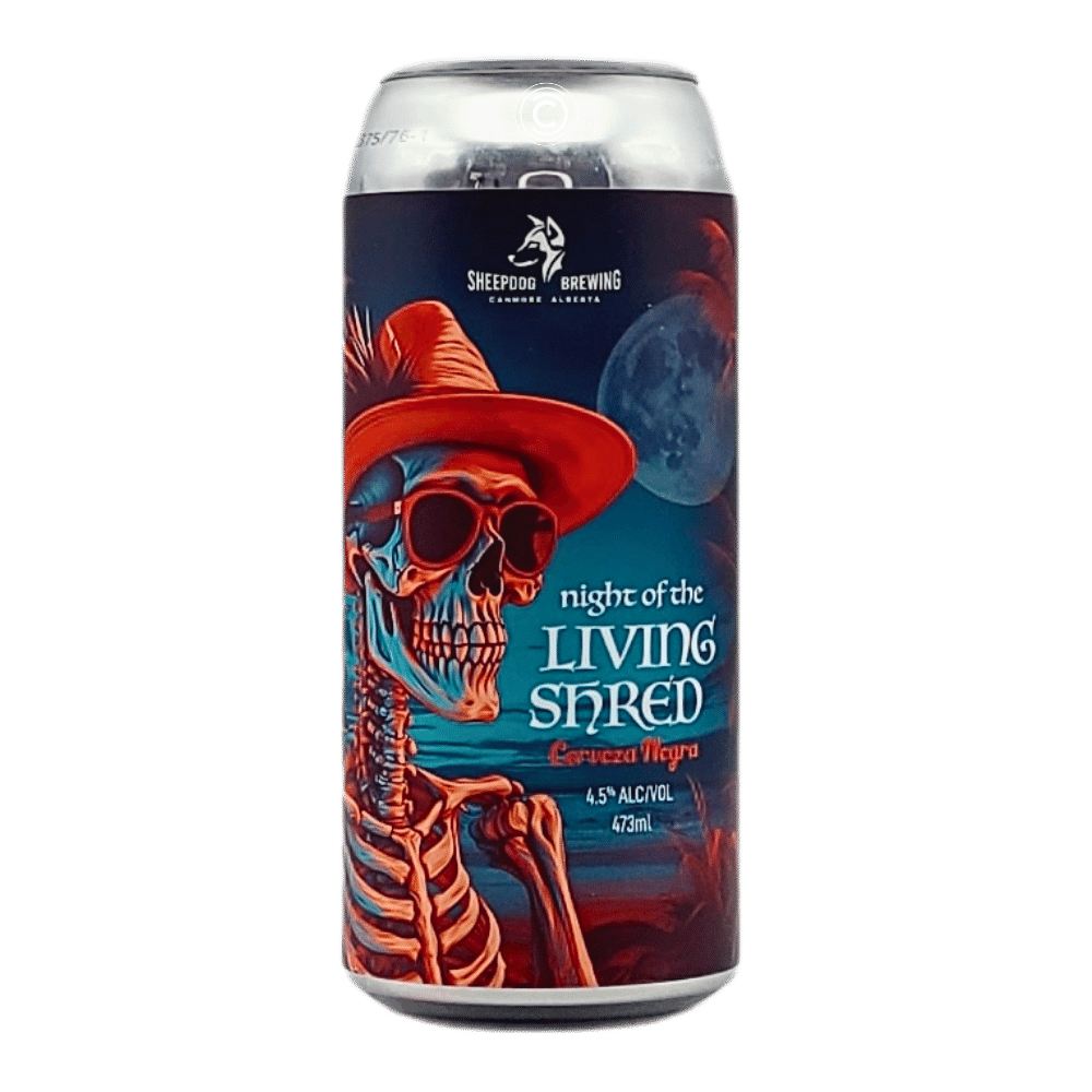 Night of the Living Shred by Sheepdog Brewing, beer label