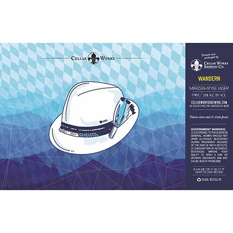 Cellar Works Wandern Marzen Lager by Cellar Works Brewing Co., beer label