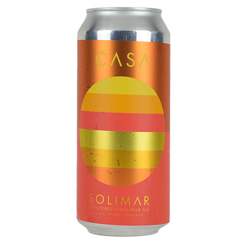 Casa Agria Solimar Unfiltered IPA by Casa Agria Specialty Ales, beer label