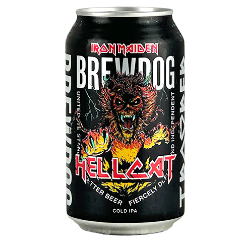 Brewdog/Iron Maiden Hellcat Cold IPA by BrewDog, beer label