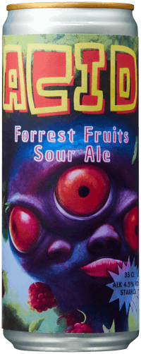 Acid Forrest Fruits Sour Ale by Södra Maltfabriken Brewery, beer label