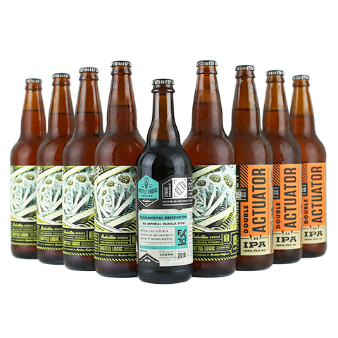 Bottle Logic Beer Bundle Featuring Bottle Logic Fundamental Observation 2018 by Bottle Logic Brewing, beer label